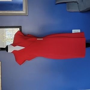 Calvin Klein red work dress